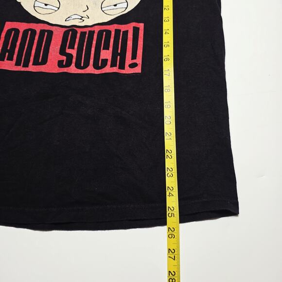 Vintage Stewie Griffin Family Guy Promo T-Shirt Family Men's Medium 2007 Fox - Picture 4 of 5